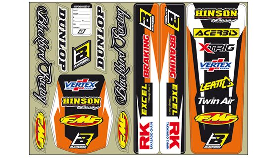 Blackbird Racing Decal Logo Kit Or