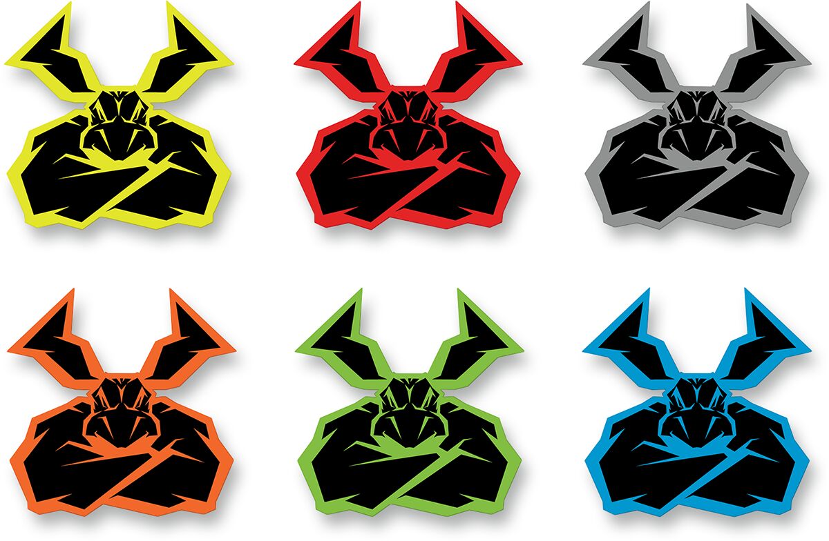 Moose Offroad Soft Goods Decal S18 Agroid 6 Pk