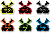 Moose Offroad Soft Goods Decal S18 Agroid 6 Pk