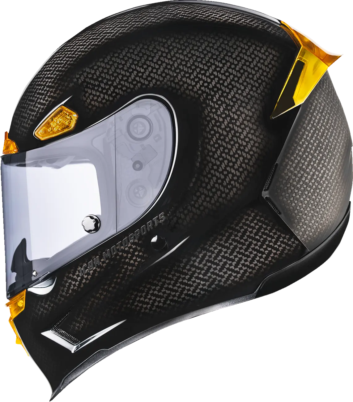  Yellow Full Face Helmet Icon