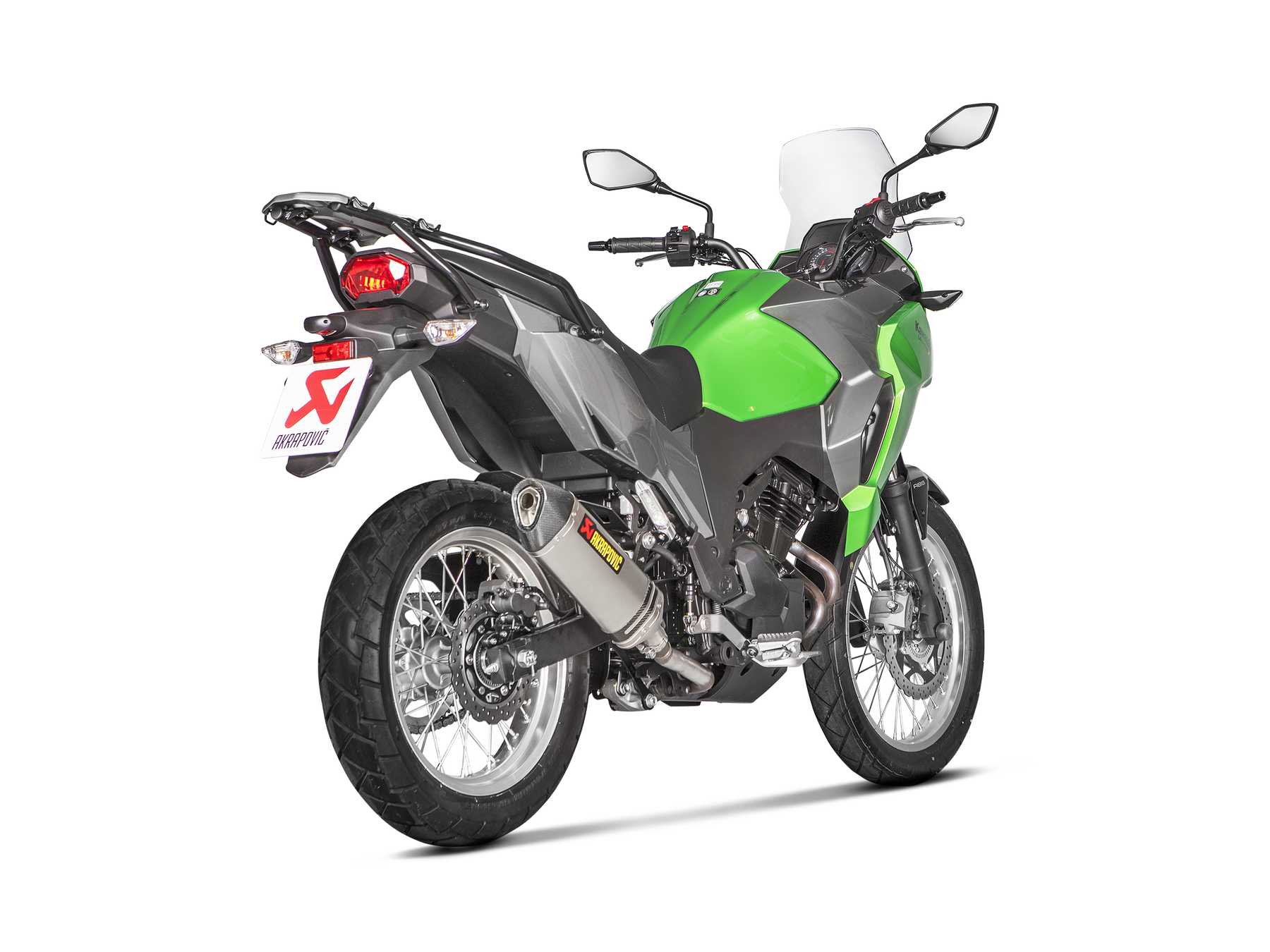 Slip-On Line Titanium, Grey - 17-20 Kawasaki Versys-X