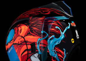  Red Full Face Helmet Icon