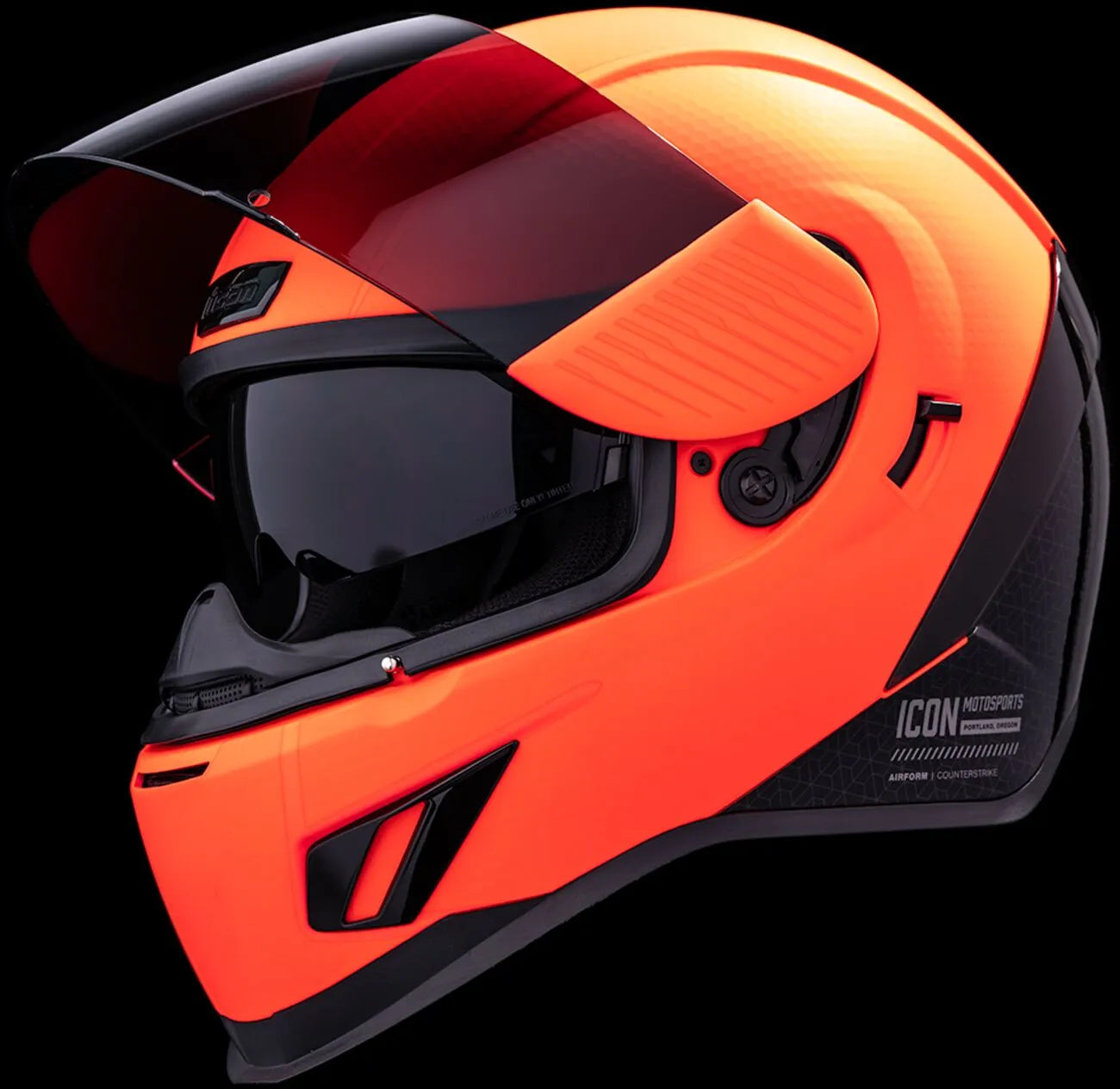  Red Full Face Helmet Icon