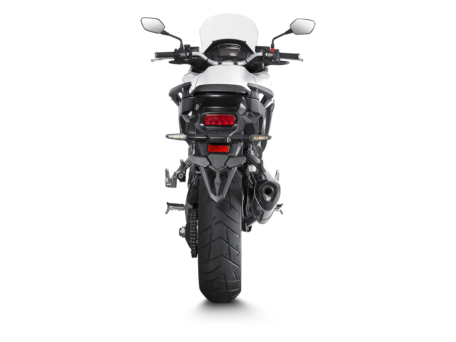 Silencieux titane gris  -  Honda  VFR800X Crossrunner