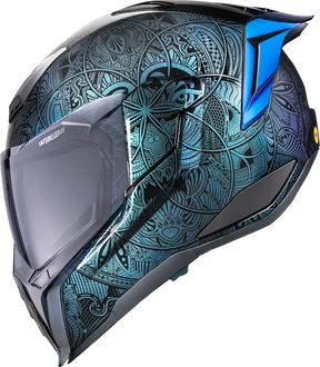  Blue Full Face Helmet Icon