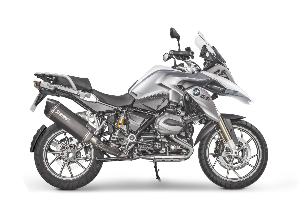 Slip-On Line Titanium, Black - 13-18 BMW R 1200 GS / Adventure