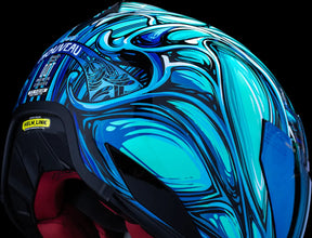  Blue Full Face Helmet Icon