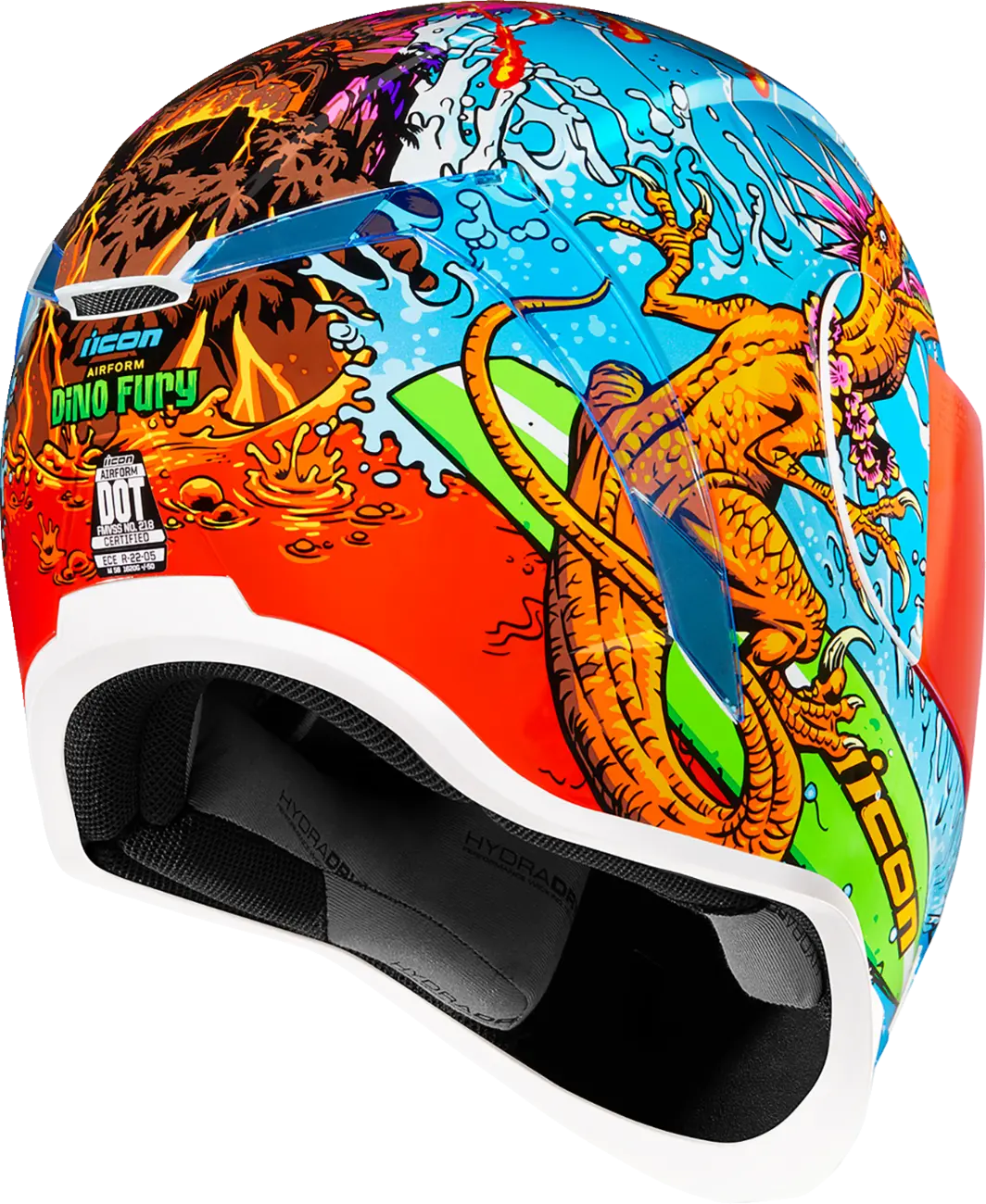 Airform Dino Fury Full Face Helmet Icon