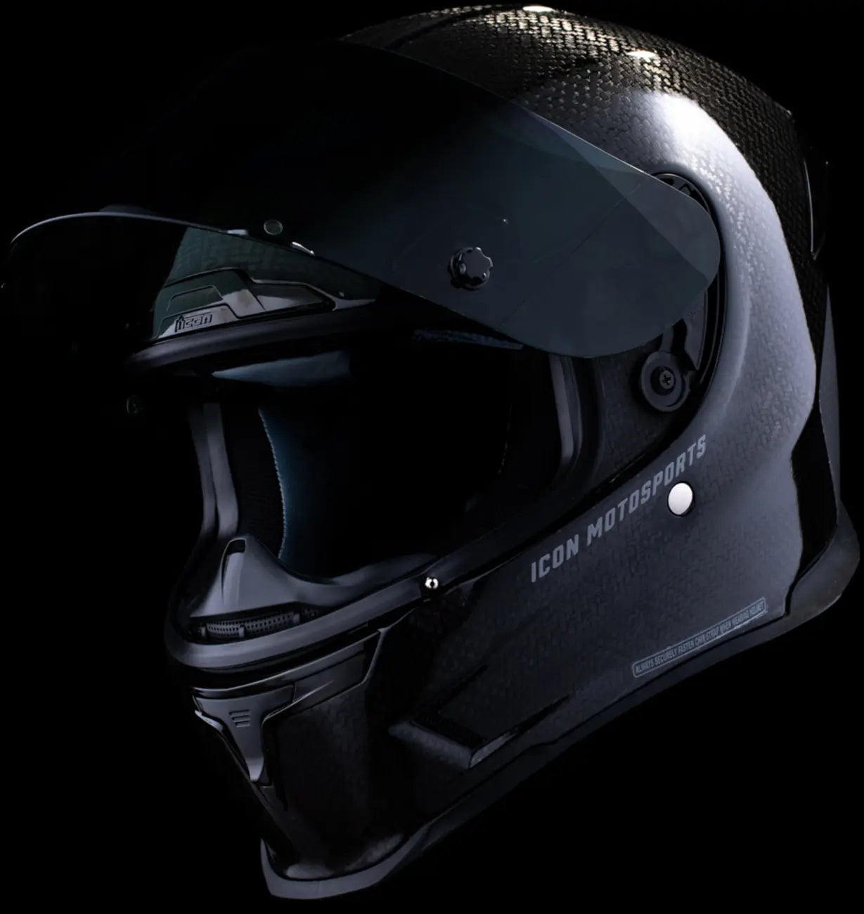  Black Full Face Helmet Icon