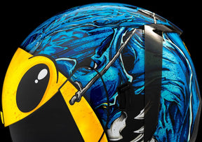  Blue Full Face Helmet Icon