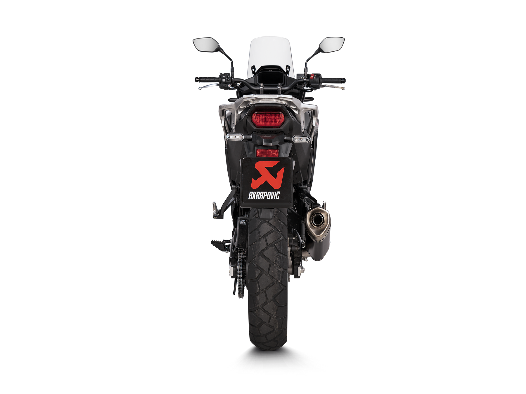 Slip-On Line Titanium, Black - 23-24 Honda Transalp