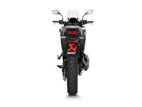 Slip-On Line Titanium, Black - 23-24 Honda Transalp