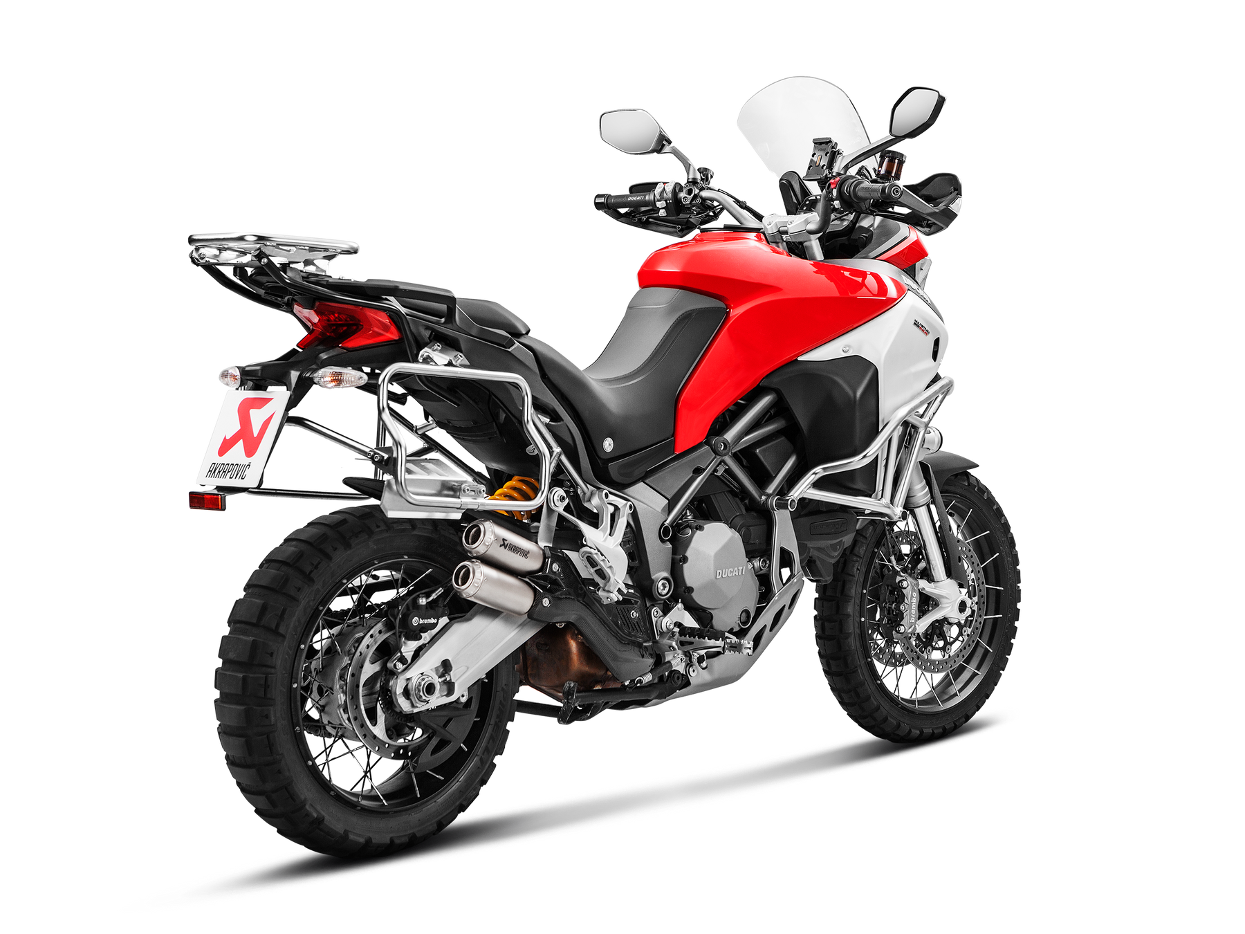 Slip-On Line Titanium, Grey - 17-20 Ducati Multistrada 950 / 950 S / 1200 / 1200 S / 1260