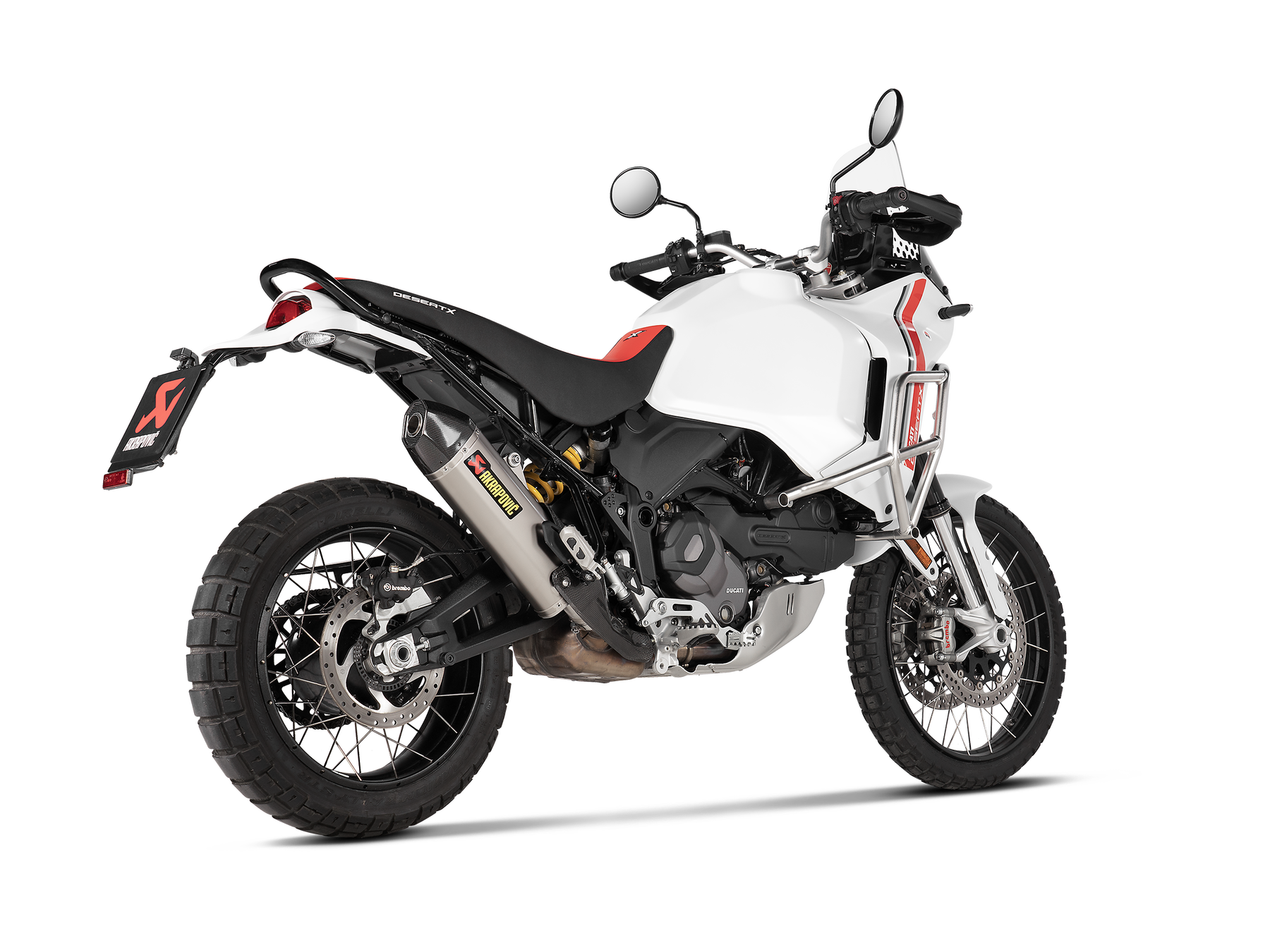 Silencieux titane gris - Ducati  DesertX
