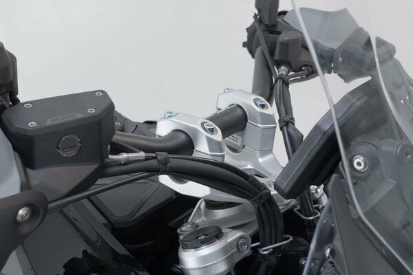 30mm Bar Riser, Silver- 23+ BMW R 1300 GS