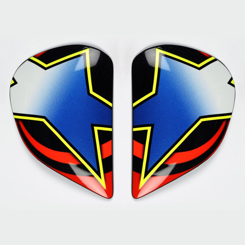 Platine écran Arai Saj Edwards Blue/Red