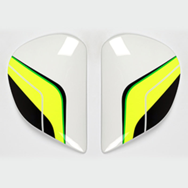 Plaques Pivot Arai Super Ad Sis J (Lrs) Flow Green Pour Casques Axces Ii
