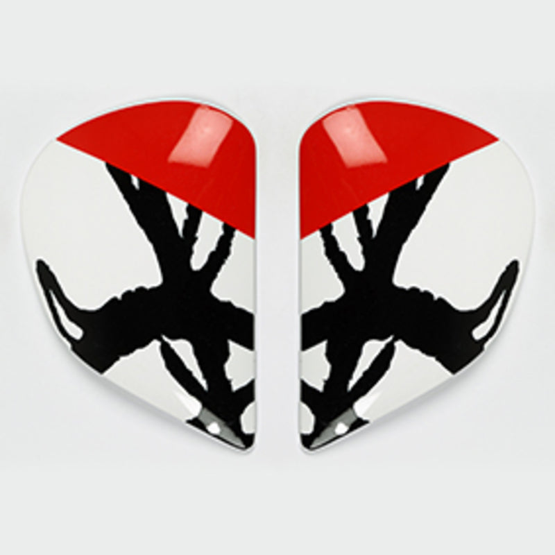 Plaques Pivot Arai Super Ad Sis J (Lrs) Sketch White Pour Casques Chaser V/Chaser V Pro