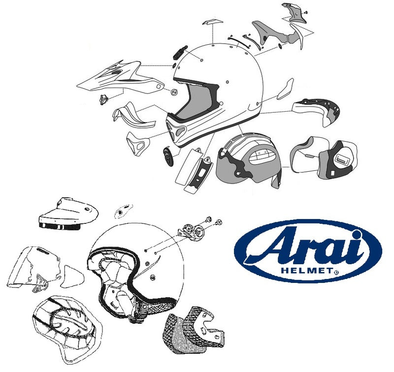écran Double Arai Sai Dual Fumé Clair