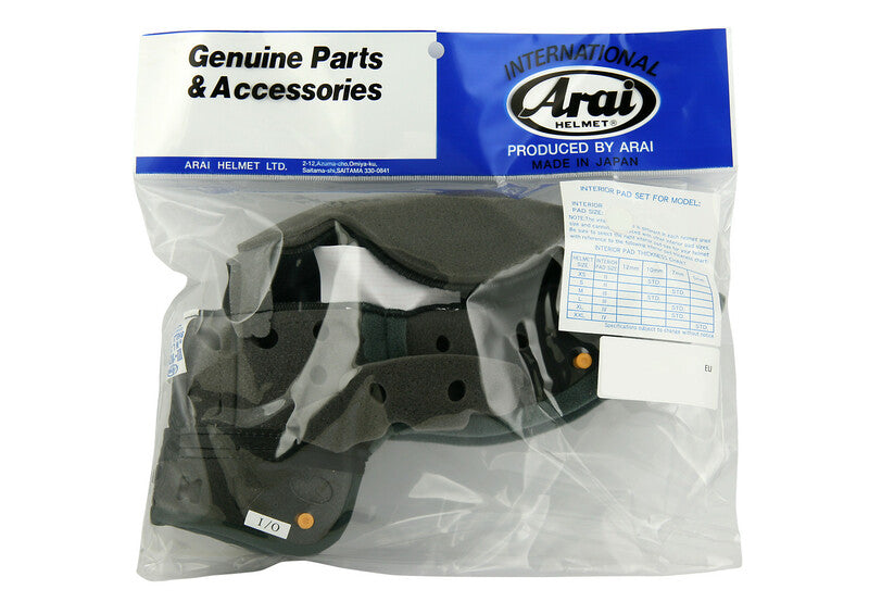 Coiffe Intérieure Arai Dry Cool Taille Xs/S 7mm (épaisseur Standard S) Pour Casque Rebel/Chaser V/Chaser V Pro