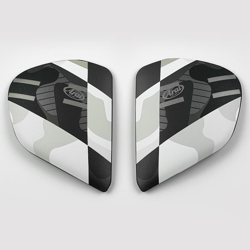 Platine écran Arai Vas V Patch White