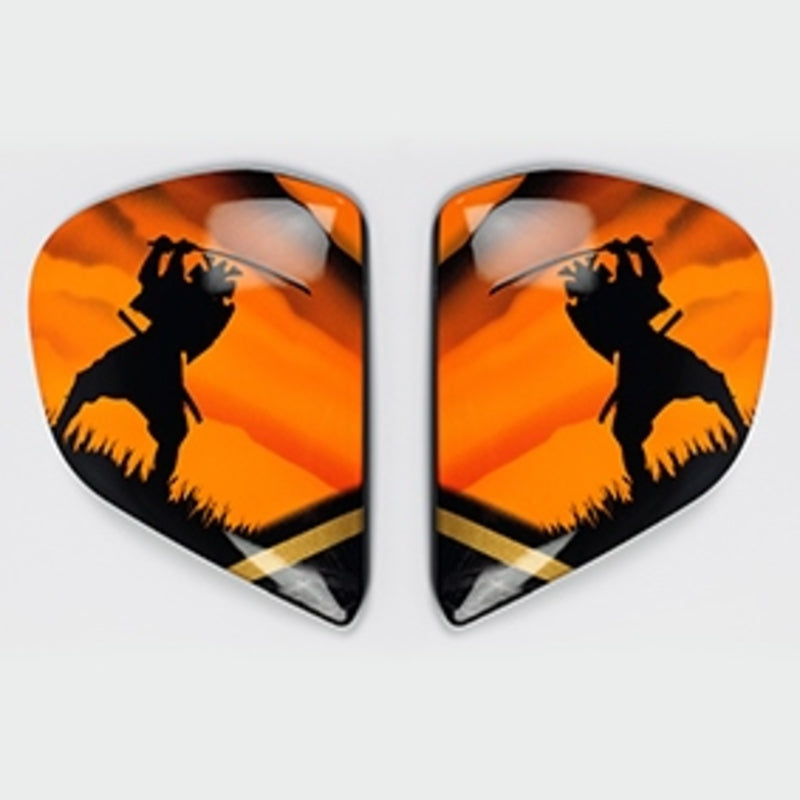 Platine écran Arai Vas V Pedrosa Spirit Gld
