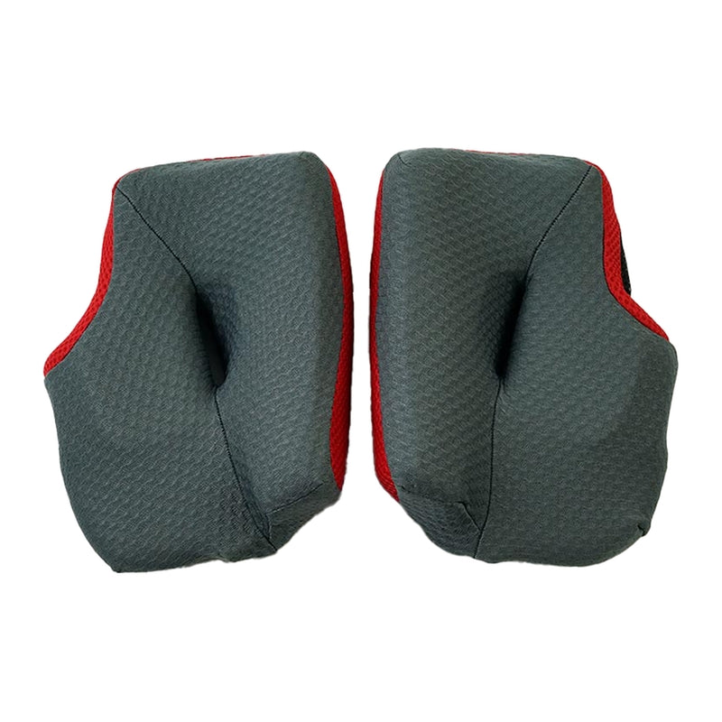 Mousses De Joues Arai Dry Cool Gris/Rouge 30mm (épaisseur Standard Xs M) Pour Casque Mx V
