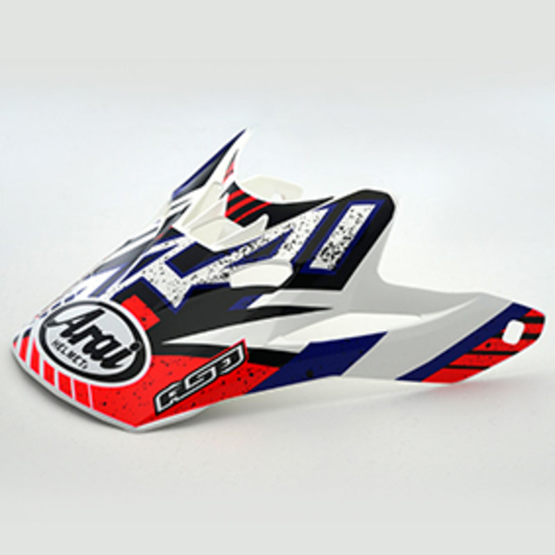 Visière Arai Mx V Slash Red Casque Off Road