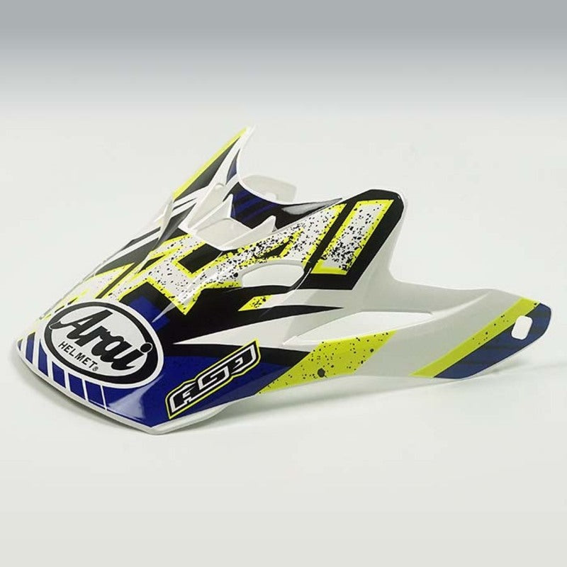 Visière Arai Mx V Slash Blue Casque Off Road