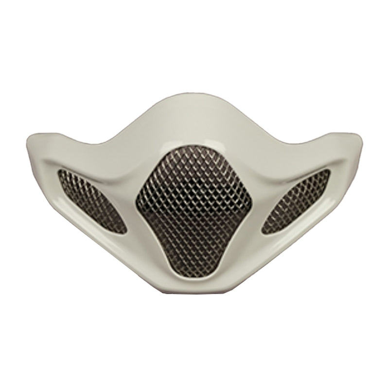 Ventilation Menton Arai Grille Extérieure Metallic White (Techno, Tip) Pour Casque Mx V