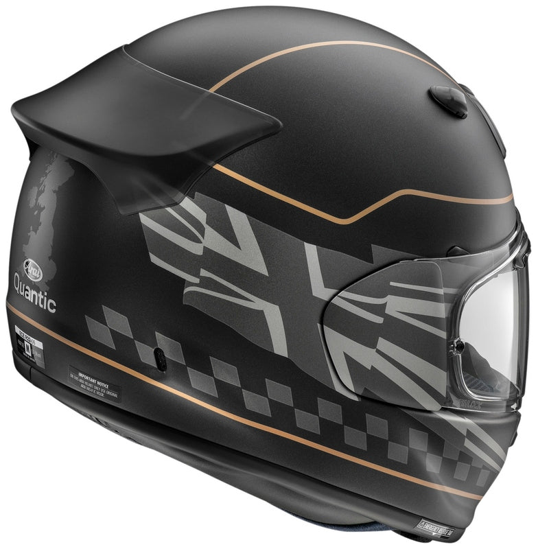 Casque ARAI QUANTIC DARK CITIZEN, Noir
