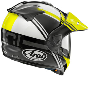 Casque ARAI TOUR-X5 Cosmic, Jaune Fluo