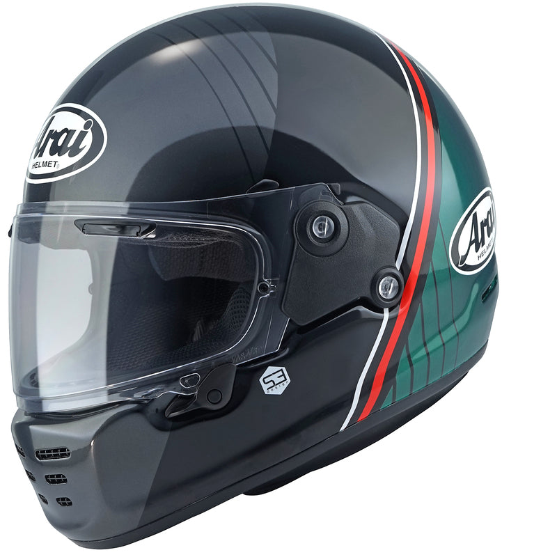 Casque ARAI CONCEPT-XE Temu, Vert