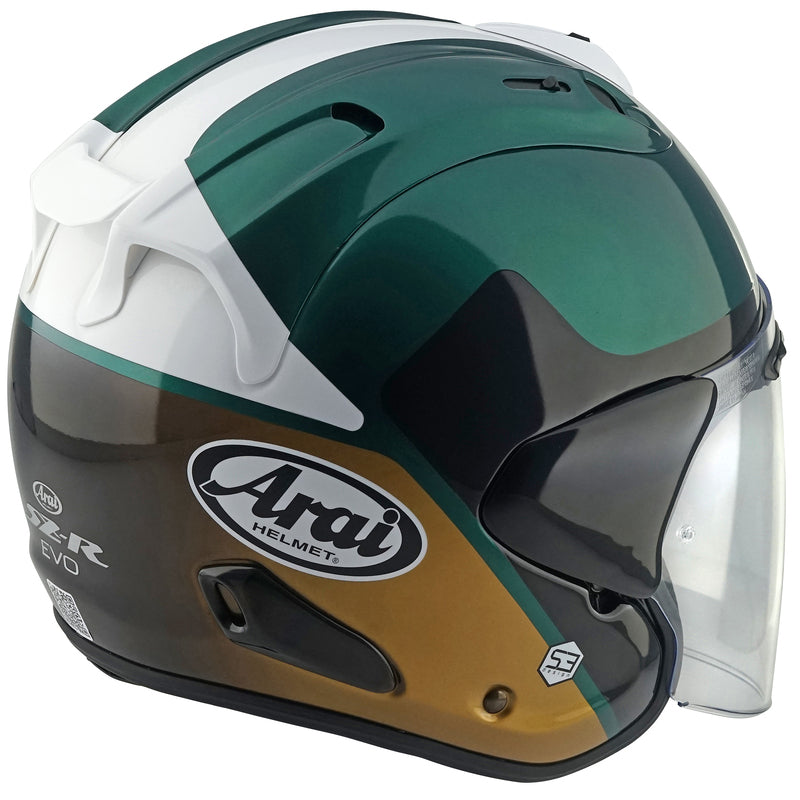 Arai SZ-R EVO Helmet, Legante Green