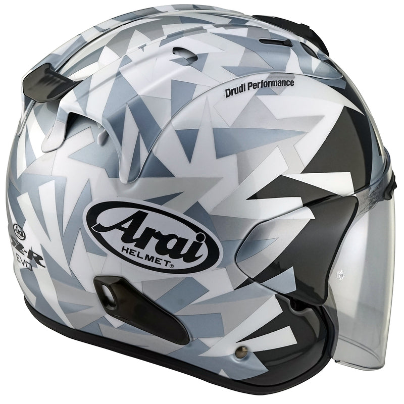 Arai SZ-R EVO Helmet, Mimesis White