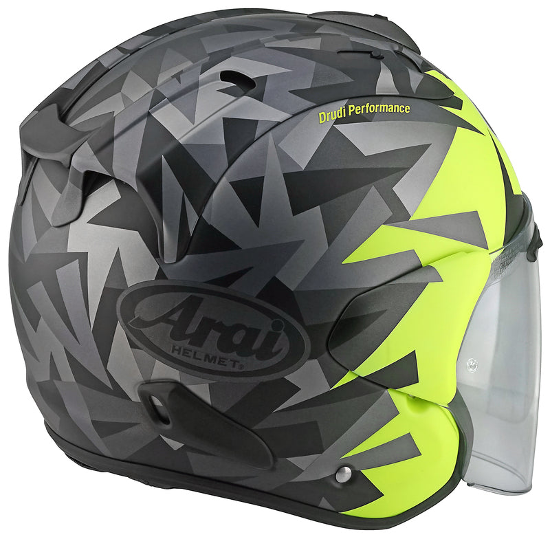 Arai SZ-R EVO Helmet, Mimesis Yellow