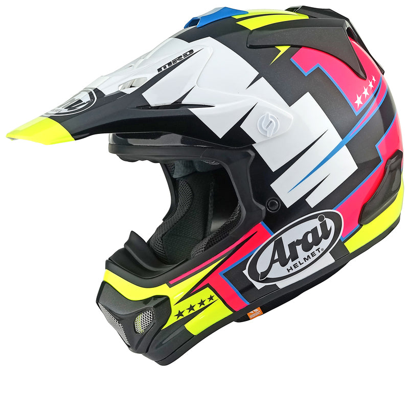 Casque Arai Mx V Evo Battle Jaune