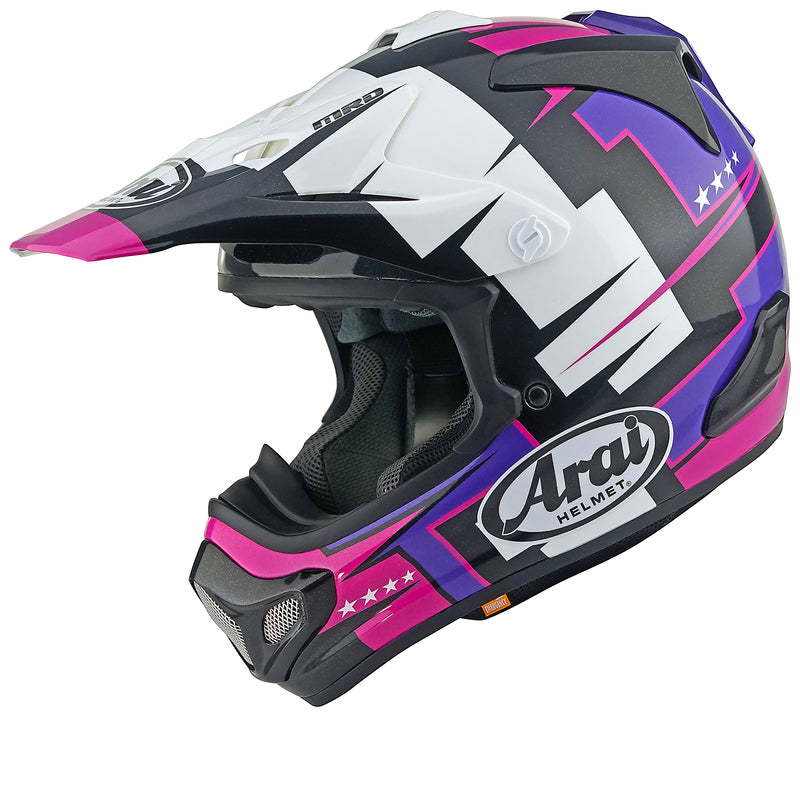 Casque Arai Mx V Evo Battle Violet