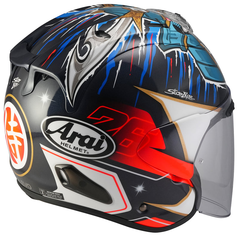 Arai SZ-R EVO Helmet, Pedrosa Shogun Replica