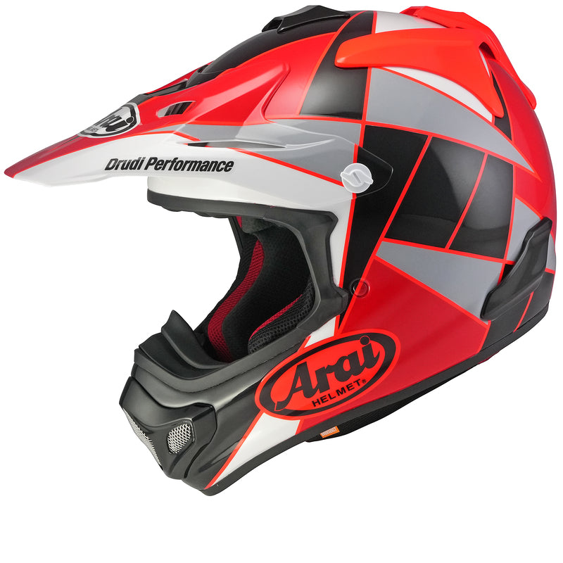 Casque ARAI MX-V EVO, Peak Rouge