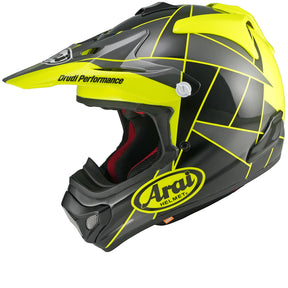 Casque ARAI MX-V EVO, Peak Jaune