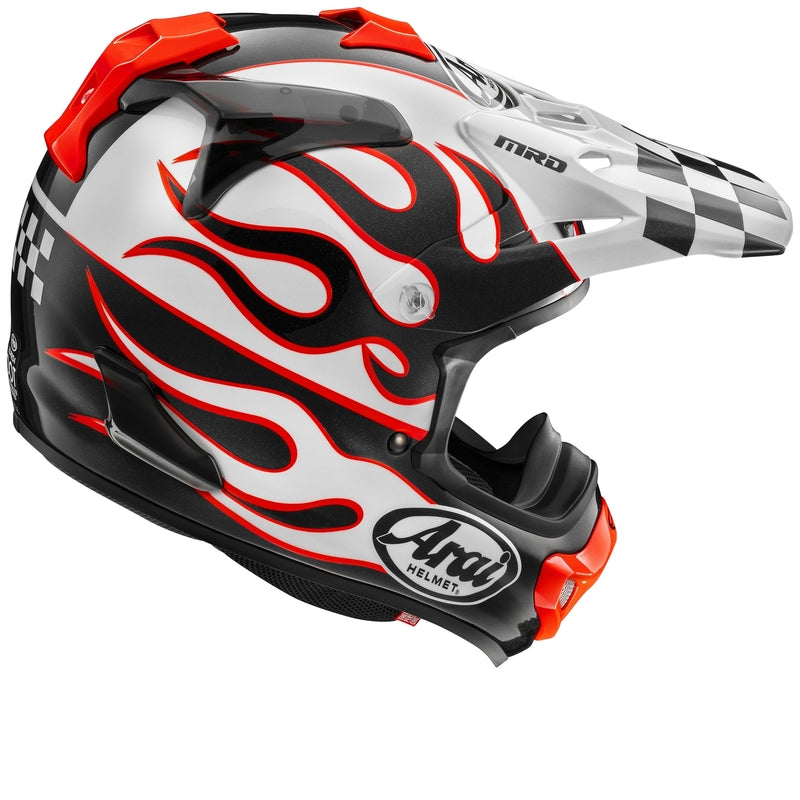 Casque ARAI MX-V EVO - Flame White