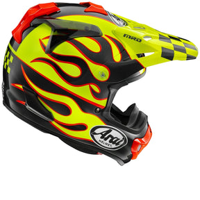 Casque ARAI MX-V EVO - Flame Yellow