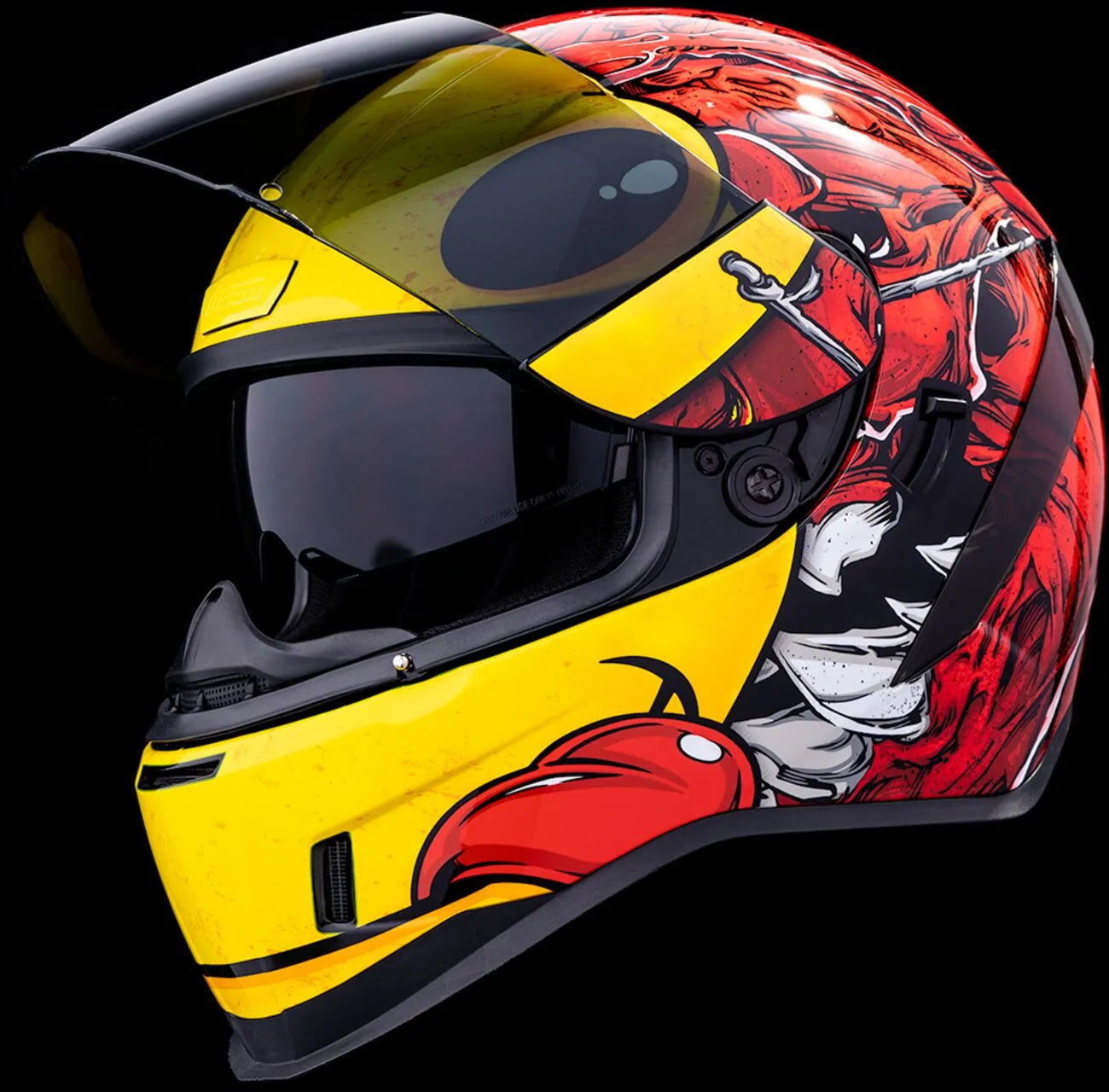  Red Full Face Helmet Icon