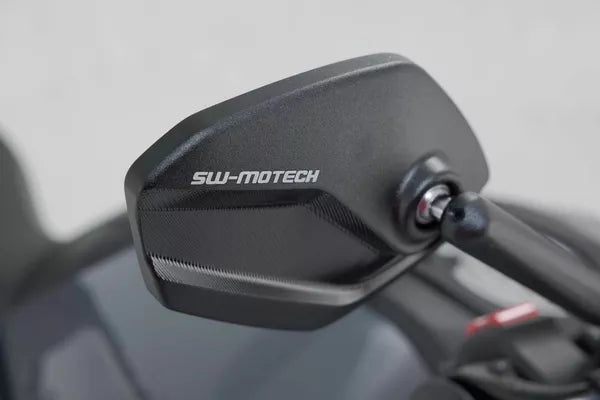Mirror Set Sport Short Right & Left, Black - M10x1.25