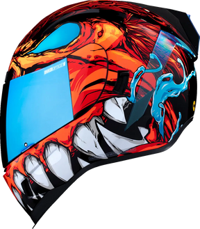  Red Full Face Helmet Icon