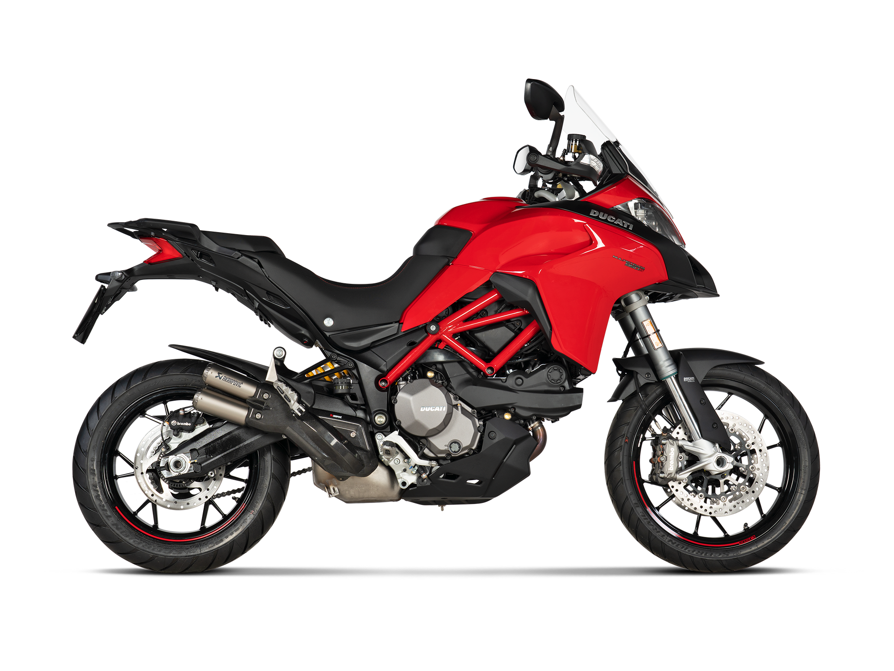 Slip-On Line Titanium, Grey - 21-24 Ducati  Multistrada 950 / 950 S / V2 950 / V2 950 S