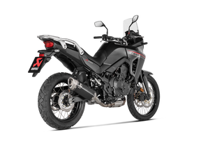 Slip-On Line Titanium, Black - 23-24 Honda Transalp