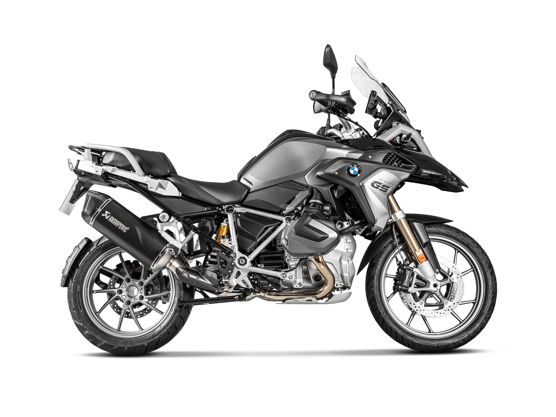 Slip-On Line Titanium, Black - 19-24 BMW R 1250 GS / Adventure