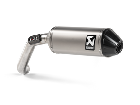 Slip-On Line Titanium, Grey - 18-24 Moto Guzzi V85 TT